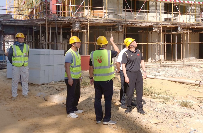 徐旭到市政公用城三期項目檢查指導 徐旭到市政公用城三期項目檢查指導