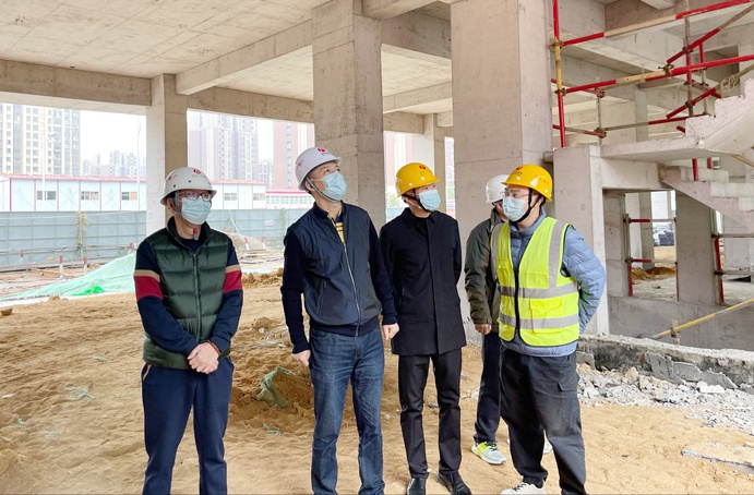 市政公用集團(tuán)黨委委員、副總經(jīng)理葛威敏到泉邦產(chǎn)業(yè)園項(xiàng)目檢查安全生產(chǎn)工