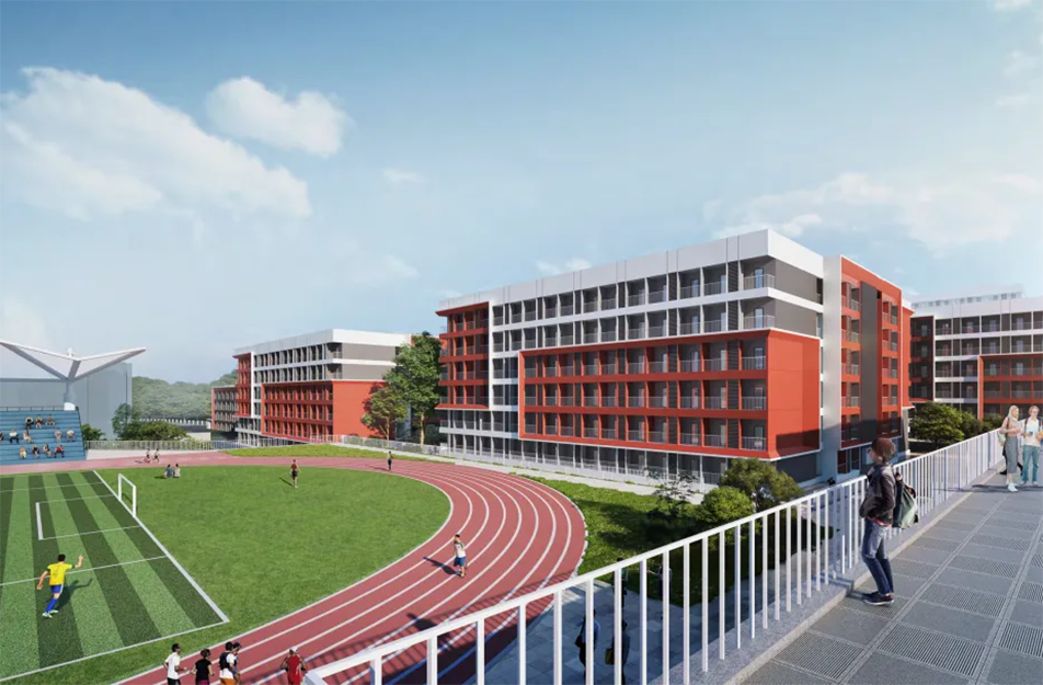 贛州稀金科創(chuàng)城中等職業(yè)技術(shù)學(xué)校項目全力沖刺 確保秋季新學(xué)期交付 贛州稀金科創(chuàng)城中等職業(yè)技術(shù)學(xué)校項目全力沖刺 確保秋季新學(xué)期交付