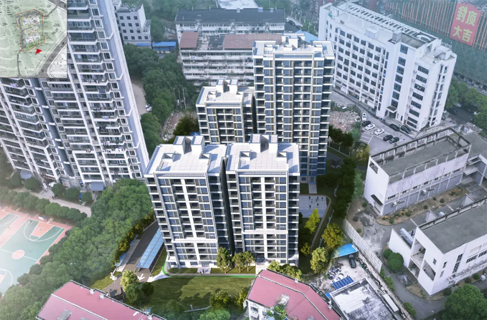 南昌市政建設(shè)集團有限公司江西油脂化工廠棚改項目順利封頂